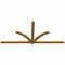 Ekena Millwork Redmond Rough Sawn Timber Gable Bracket, Western Red Cedar, 108"W x 49"H x 2"D x 4"F, 11/12 Pitch GBW108X49X0204RED00RWR - alternate 3